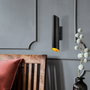 Opviq Cut - 11820 Lámpara de pared Negro y Oro